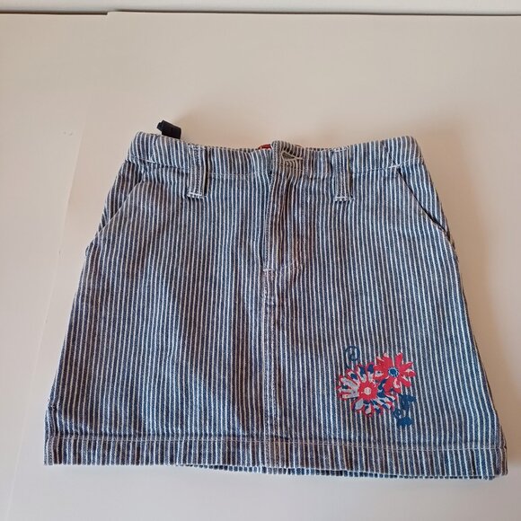 Girls' Kids Be Live Sportswear 100% Coton Stripped Skirt 6 - Picture 1 of 7